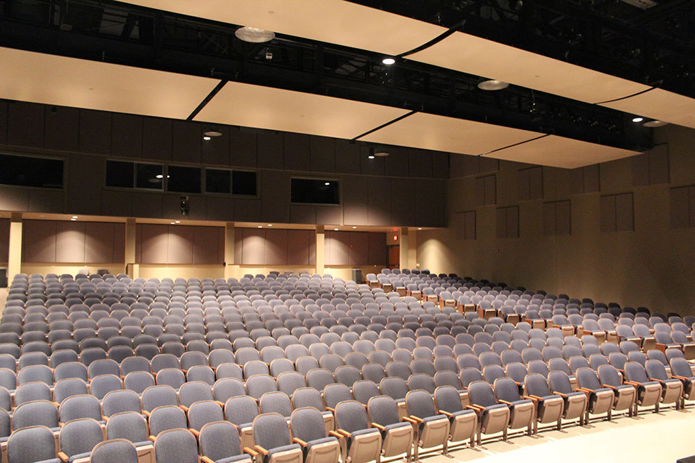 A large auditorium.