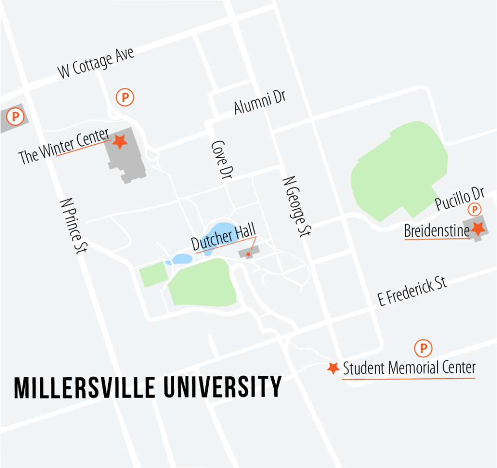 Millersville map.