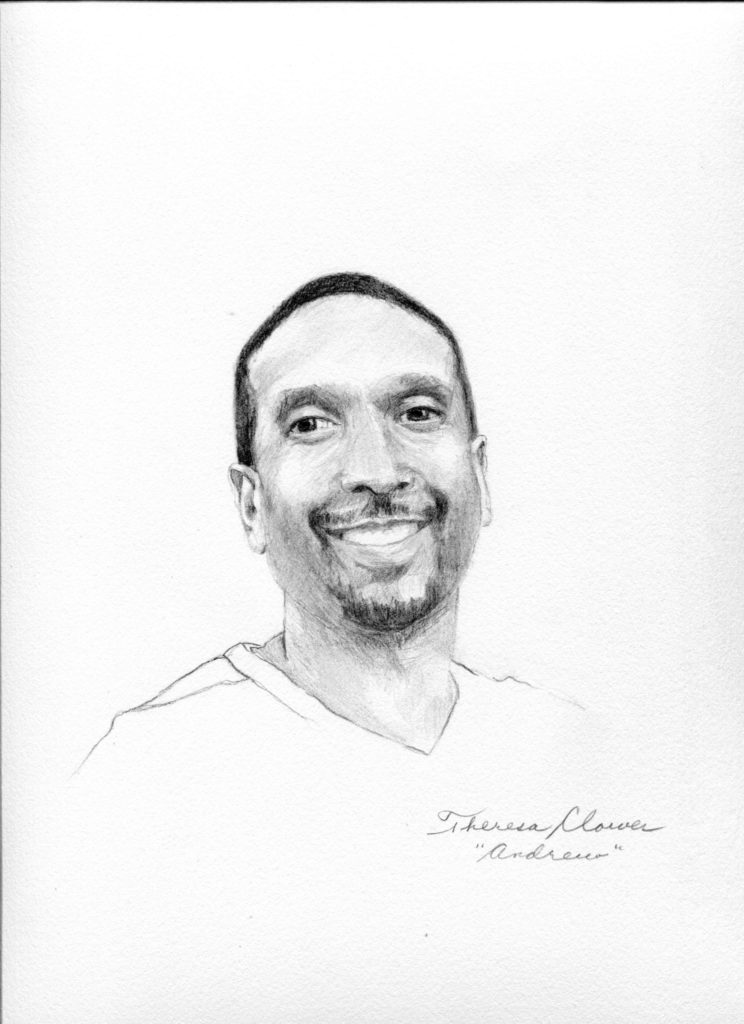 Andrew Taylor Hightower sketch portrait.