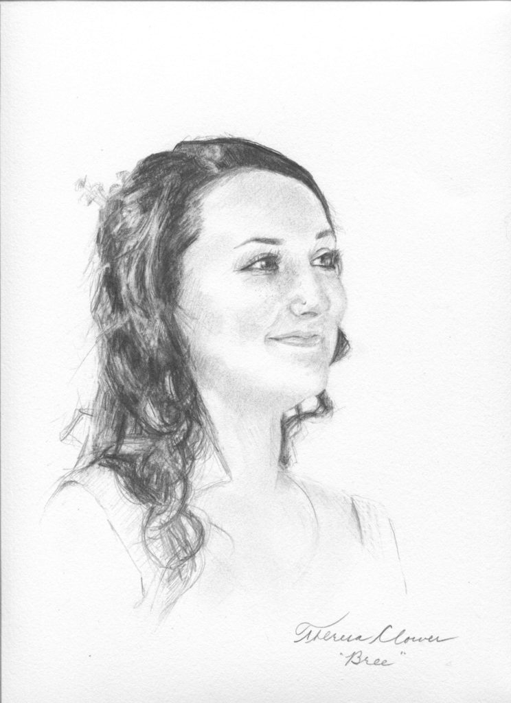 Brianna Logue portrait sketch.