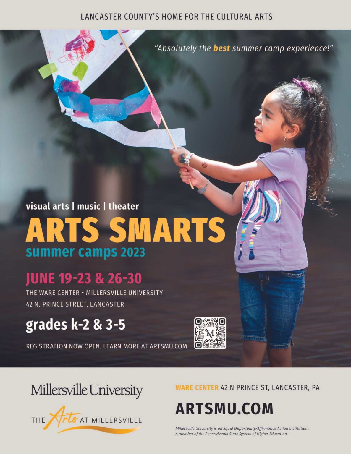 Arts Smarts Camps The Arts at Millersville University